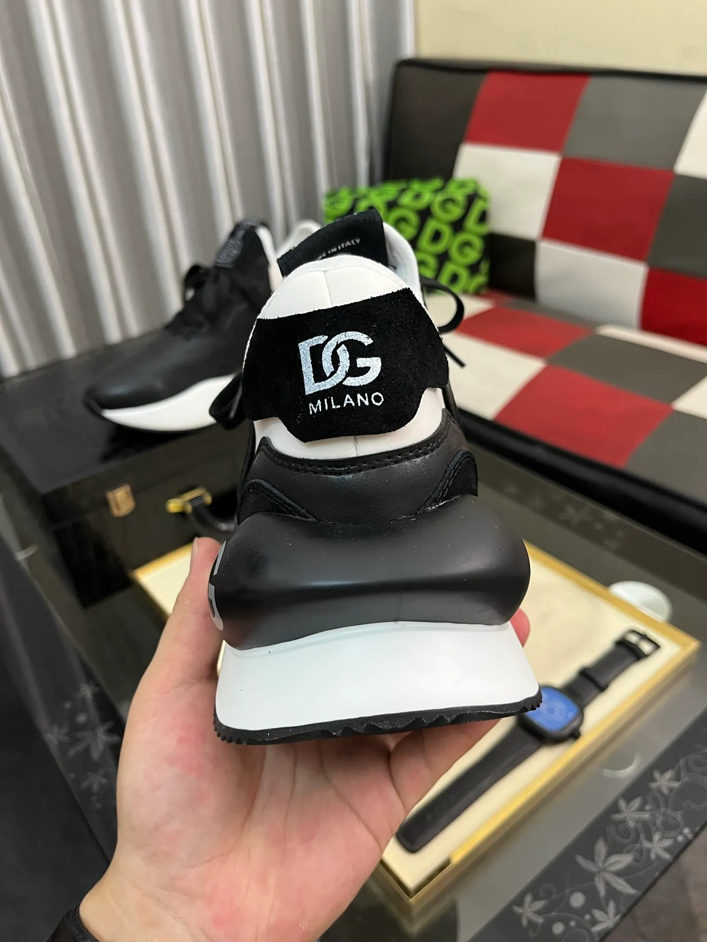 Men's shoes 💰540⌚️⌚️【DG～】Couple casual shoes 2025z cabinet simultaneous sale 🔶Size: 35-46#️⃣The upper is made of multi-material splicing ➕Mesh lining, comfortable and breathable, sole: original comfortable and wear-resistant outsole, ⚠️The real thing📱Photographed🎬The real thing is better📢📢📢